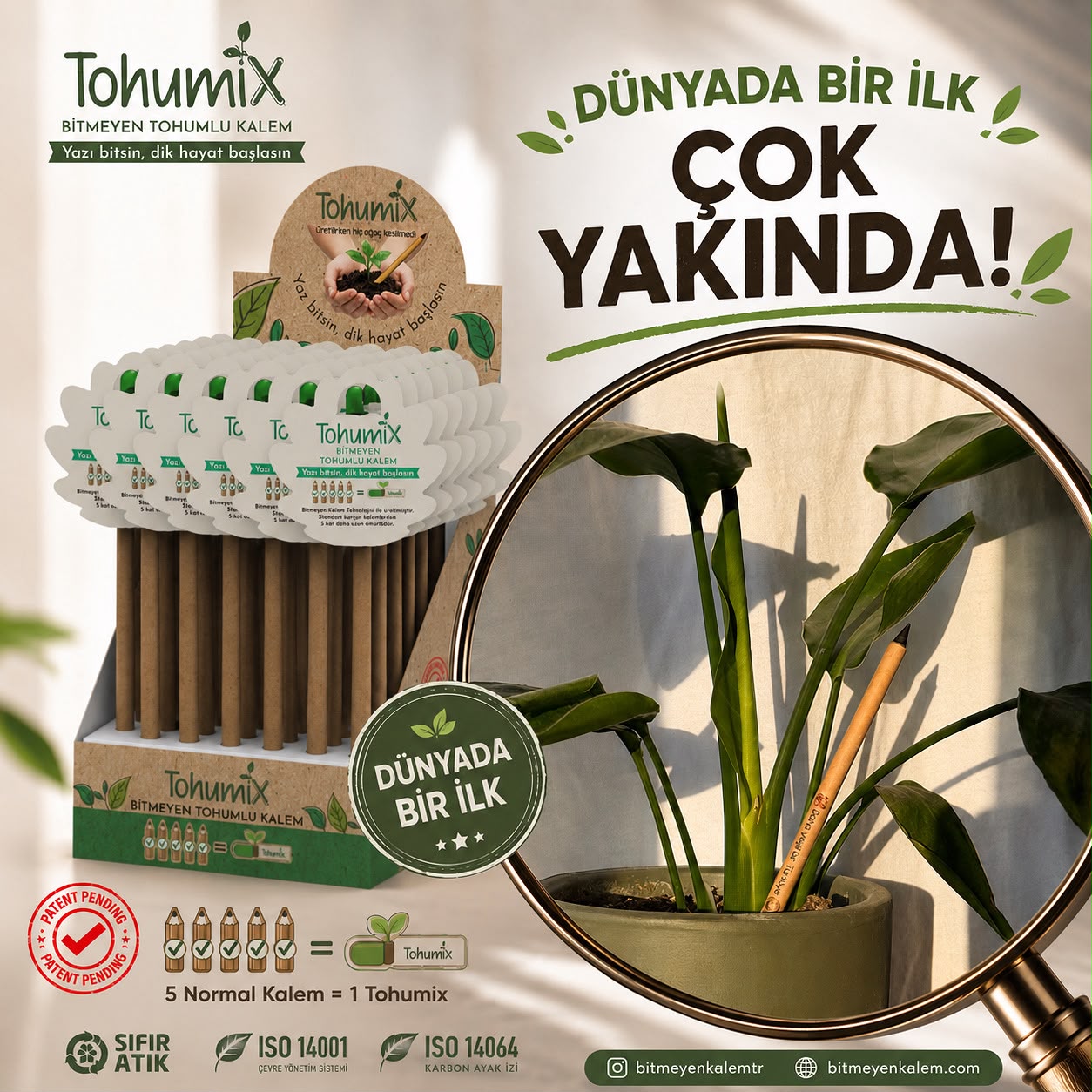 Tohimix Bitmeyen Tohumlu Kalem