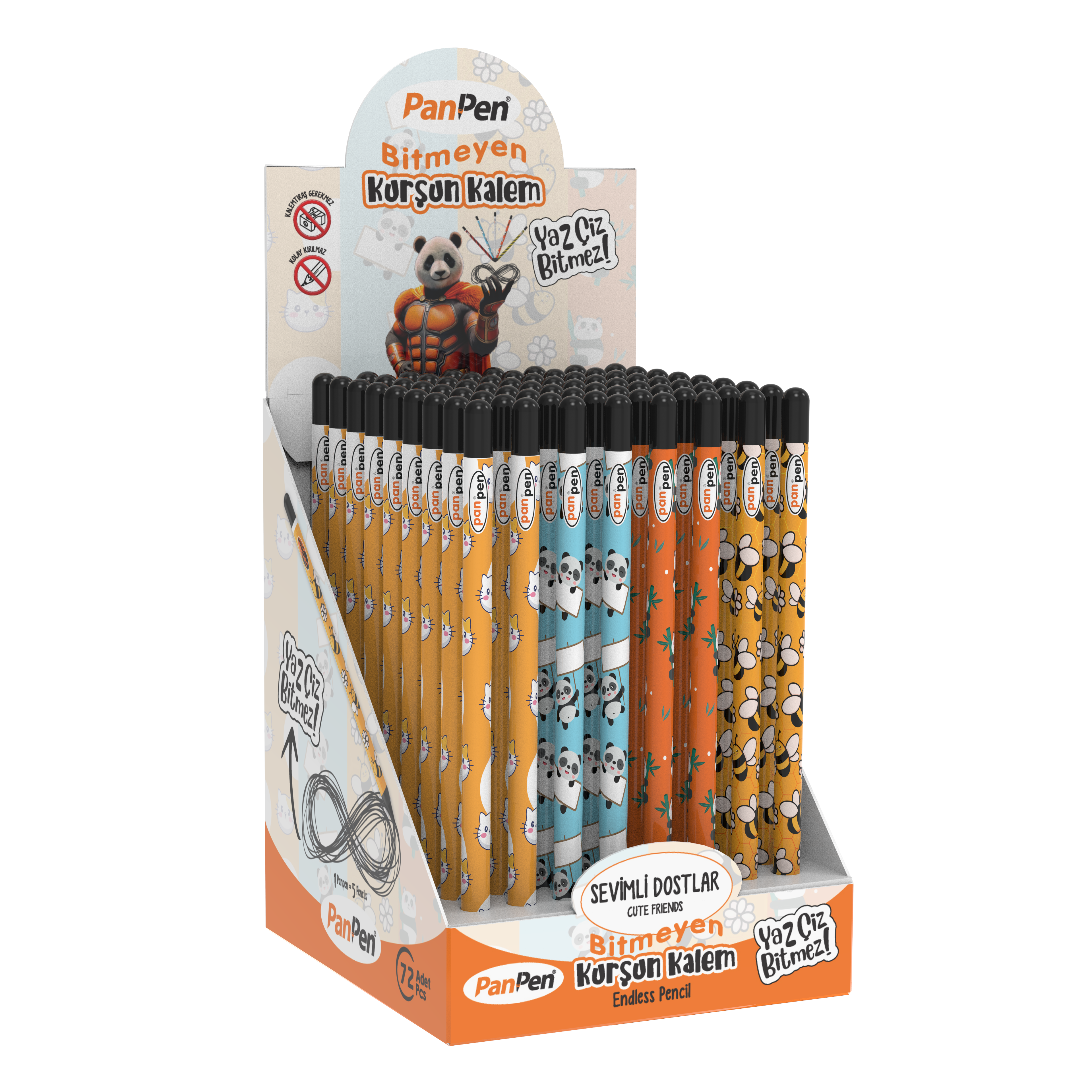 Sevimli Dostlar Bitmeyen Kurşun Kalem