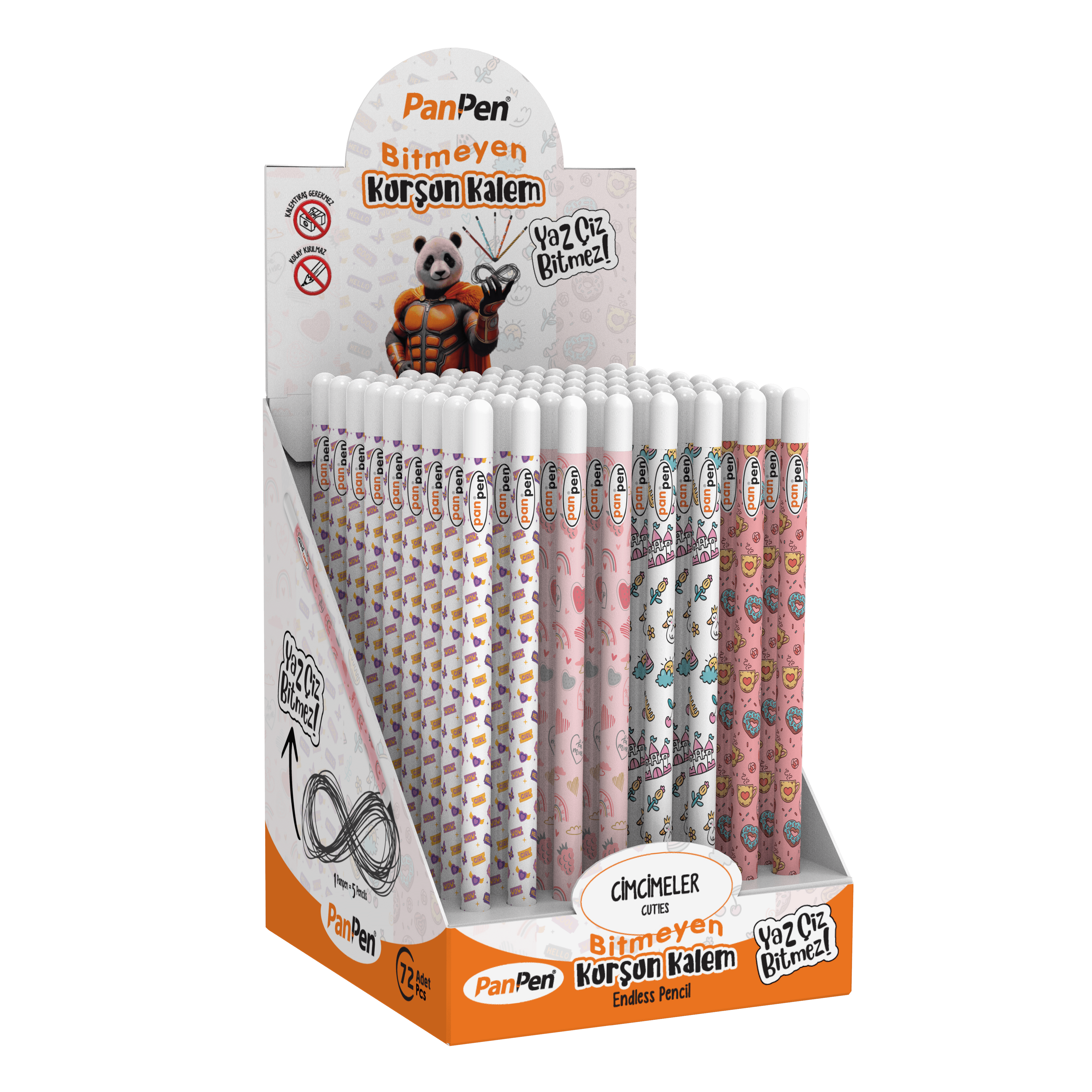 Cimcimeler Bitmeyen Kurşun Kalem