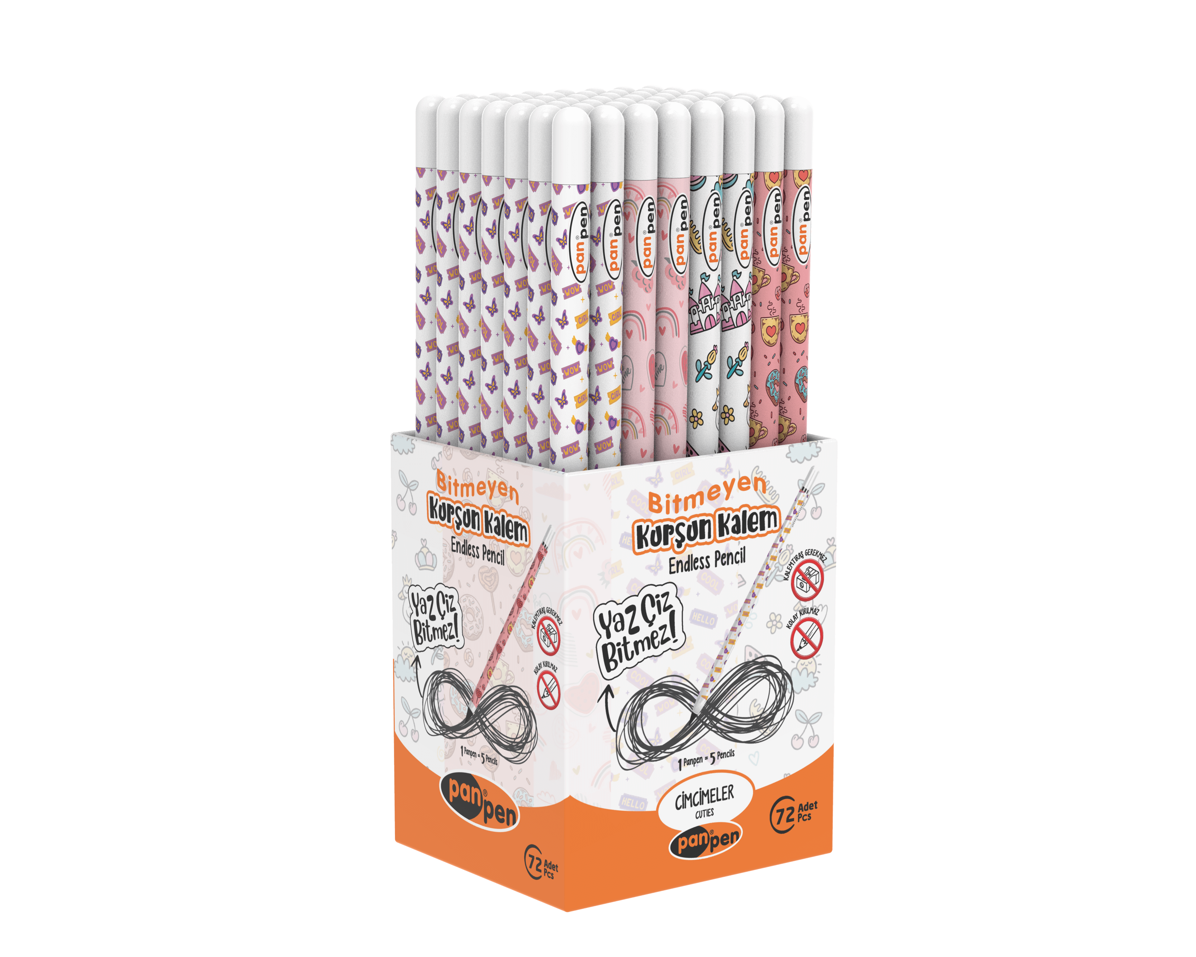 Cimcimeler Bitmeyen Kurşun Kalem